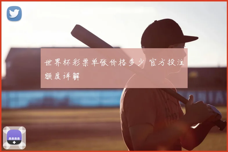 世界杯彩票单张价格多少 官方投注额度详解